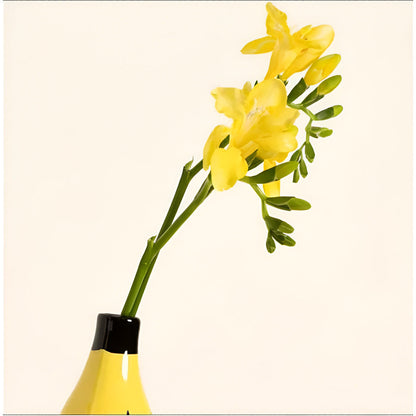 Decorative Banana Shaped Vase Curved Sculptural Silhouette