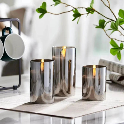 Decorative Flameless LED Candles Battery Operated Smokeless Flickering Warm White Candle Lights