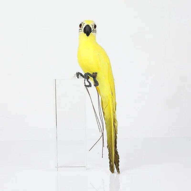 Decorative Hanging Parrot Bird Figurine Realistic Indoor and Outdoor Ornament