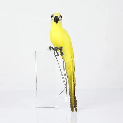 Decorative Hanging Parrot Bird Figurine Realistic Indoor and Outdoor Ornament