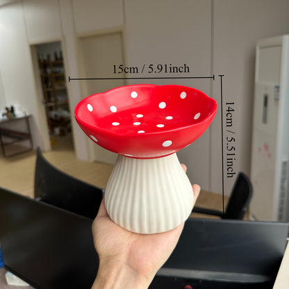 Decorative Mushroom Bowl Charming Mushroom Shaped Decorative Tray for Home Decor
