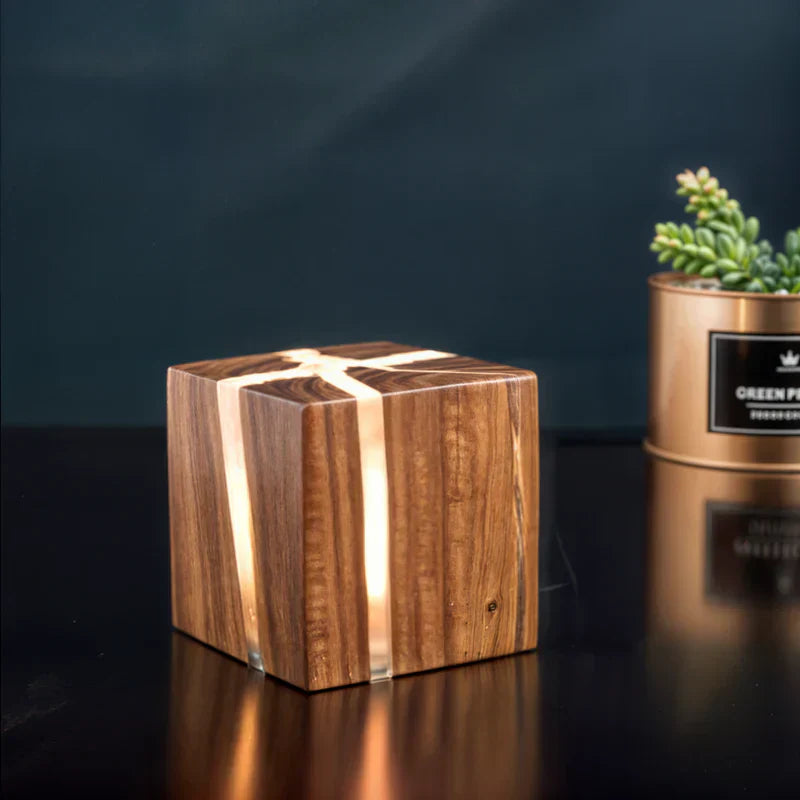 Decorative Table Lamp Modern Artistic Broken Design Bedside Ambient LED Lamp