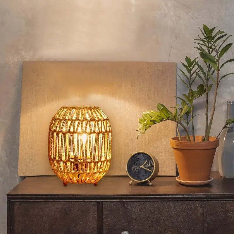 Decorative Table Lamp Unique Design Ambient Bedside Lamp Home Decor