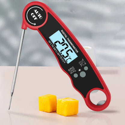 Digital Meat Thermometer Instant Read Waterproof Kitchen BBQ Thermometer Backlit Display