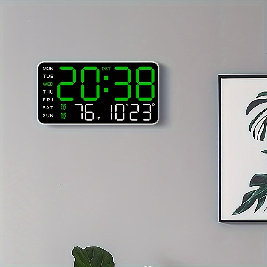 Digitix Digital Wall Clock Multifunction Electronic Display for Home