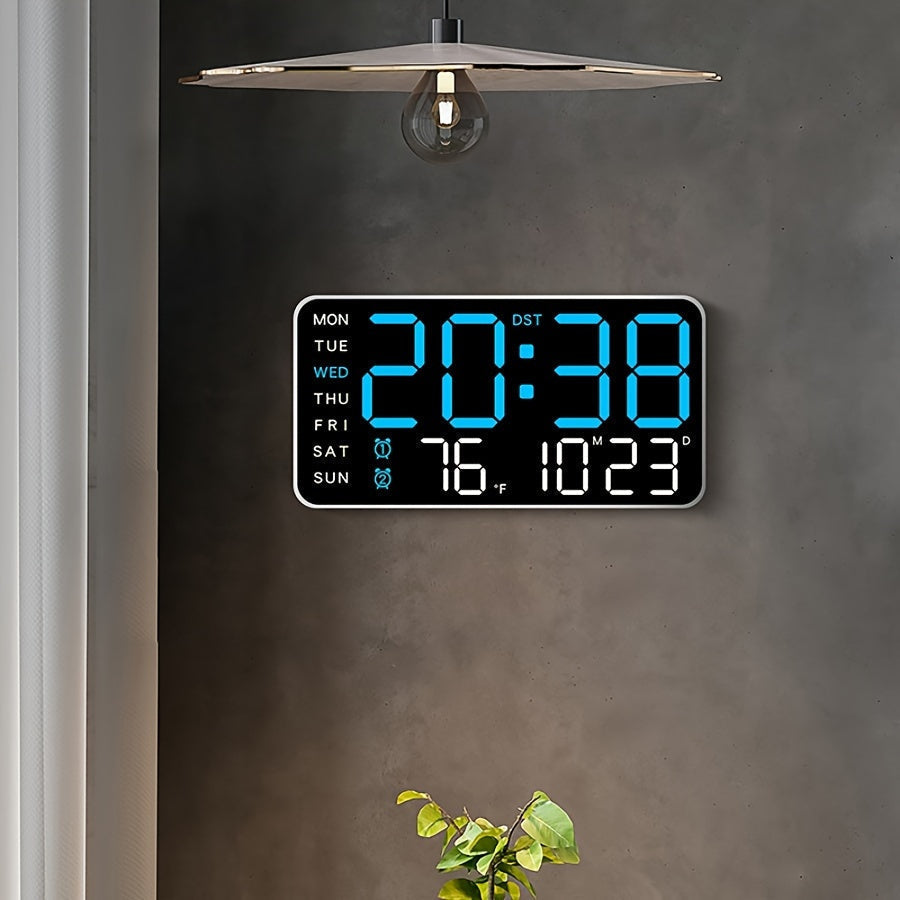 Digitix Digital Wall Clock Multifunction Electronic Display for Home