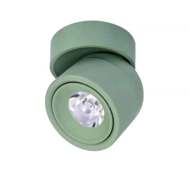 Dimmable LED Spotlight 340° Rotating Ceiling Light Adjustable Track Light for Home Lighting