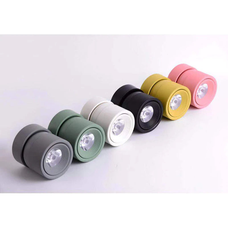 Dimmable LED Spotlight 340° Rotating Ceiling Light Adjustable Track Light for Home Lighting