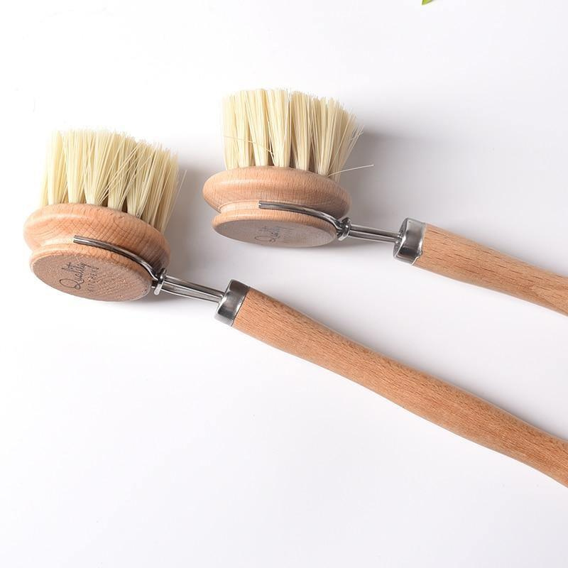 Dish Cleaning Brush Ergonomic Handle Kitchen Scrub Brush for Dishes Pots and Pans