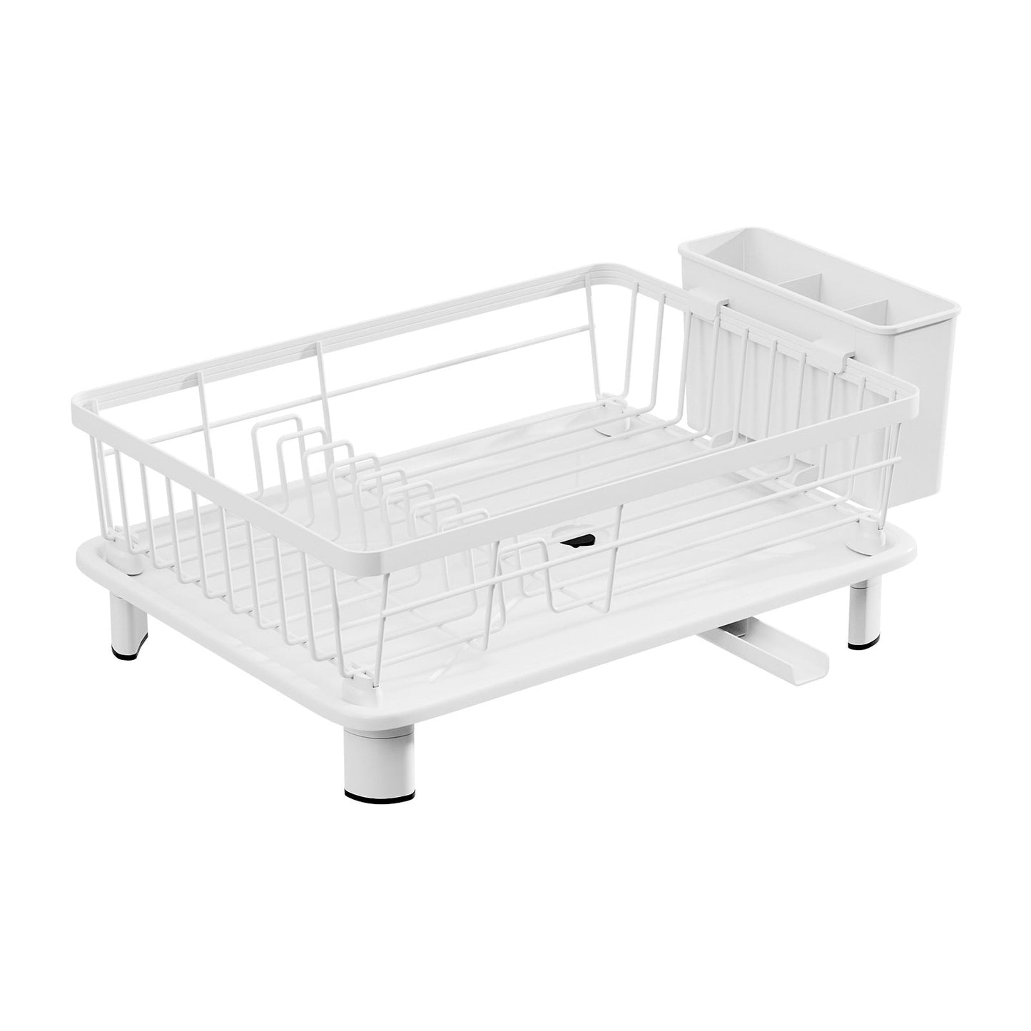 Dish Drying Rack Drainage System Kitchen Countertop Organizer