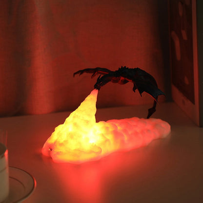 Dragon Wall Light LED Sculptural Fantasy Wall Lamp