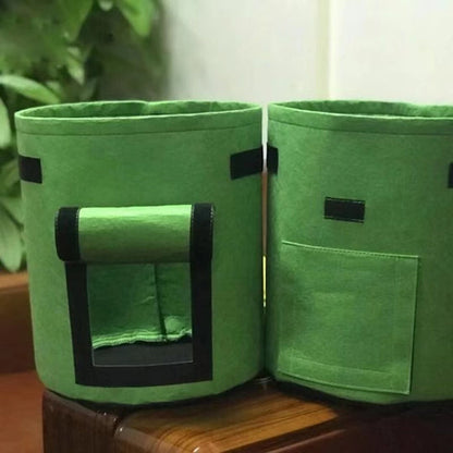 Durable Garden Grow Bags with Handles for Vegetables Potatoes Plants Reusable Fabric Planting Bags