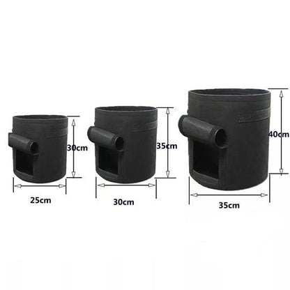Durable Garden Grow Bags with Handles for Vegetables Potatoes Plants Reusable Fabric Planting Bags