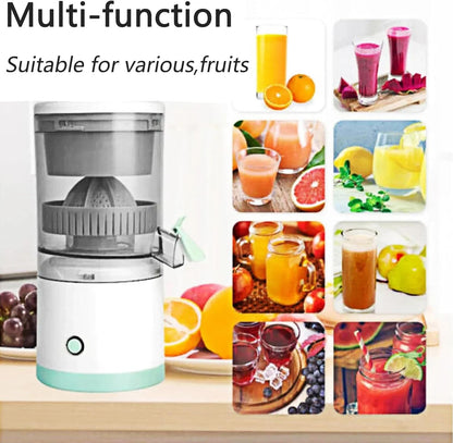 Electric Citrus Juicer Portable Cordless Juicer for Fresh Orange & Lemon Juice