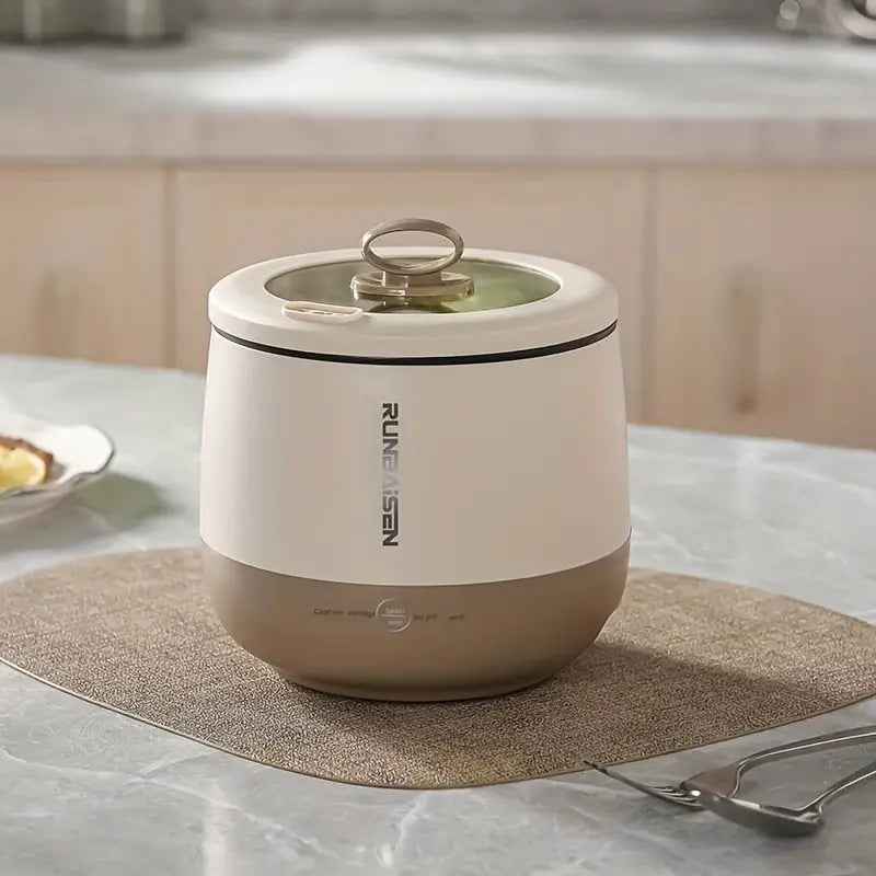 Electric Multi Cooker Pot Non-Stick Compact Kitchen Cooking Appliance