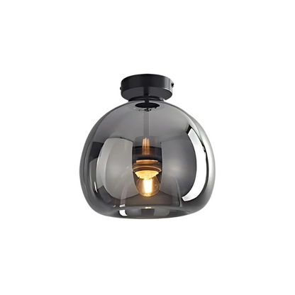 Elegant Glass Ceiling Light with Luxury Finish – Ø25 cm