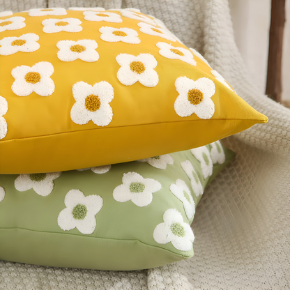 Embroidered Floral Cushion Covers Square and Rectangular Sofa Pillow Covers