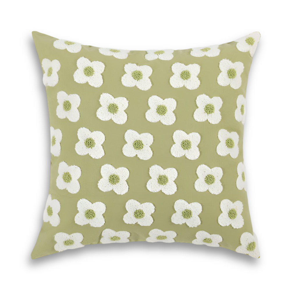 Embroidered Floral Cushion Covers Square and Rectangular Sofa Pillow Covers