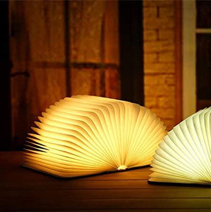Enchanted Book Lamp LED Rechargeable Book Light with Touch Sensor