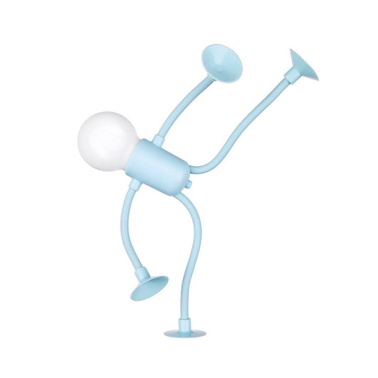Flexible Athlete LED Night Light with Suction Cup Adjustable Room Lamp