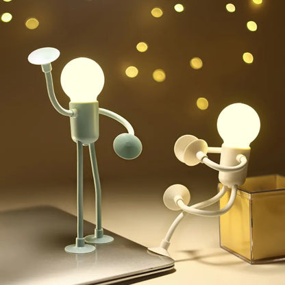 Flexible Athlete LED Night Light with Suction Cup Adjustable Room Lamp