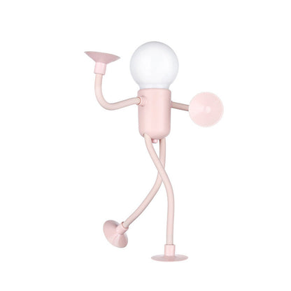 Flexible Athlete LED Night Light with Suction Cup Adjustable Room Lamp