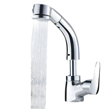 Flexible Kitchen Sink Faucet Extended Reach Mixer Tap Ergonomic Handle