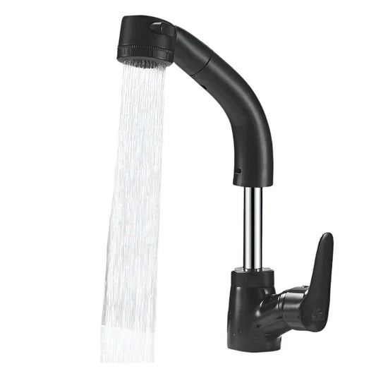 Flexible Kitchen Sink Faucet Extended Reach Mixer Tap Ergonomic Handle