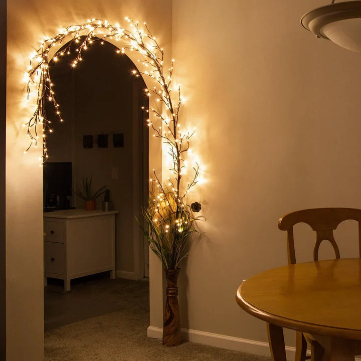 Flexible Willow Vine LED String Lights Decorative Tree Branch Fairy Lights for Bedroom Wall Decor