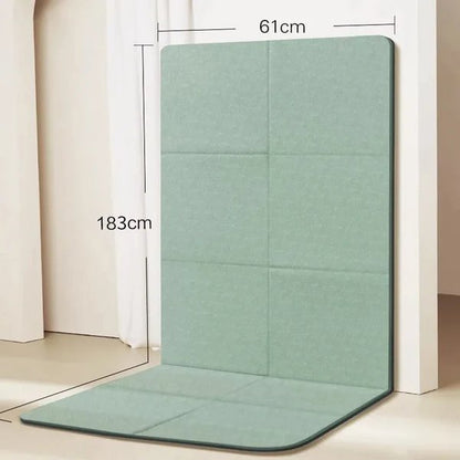 Foldable Non Slip Yoga Mat Compact Portable Exercise Mat for Yoga Pilates Workout Training