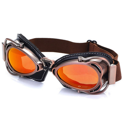 Foldable Off Road Motorcycle Goggles Full Eye Protection Windproof Dustproof