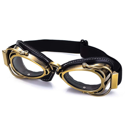 Foldable Off Road Motorcycle Goggles Full Eye Protection Windproof Dustproof