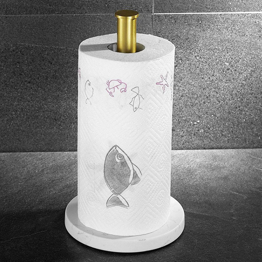 Freestanding Paper Towel Holder with Non Slip Base Modern Kitchen Paper Towel Stand