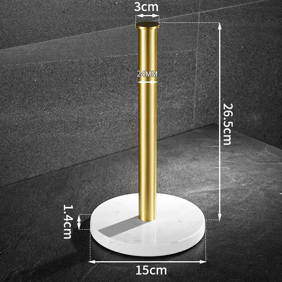 Freestanding Paper Towel Holder with Non Slip Base Modern Kitchen Paper Towel Stand