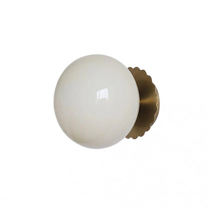 Glass Globe Wall Light Modern Wall Sconce Decorative Indoor Wall Lamp for Living Room Bedroom