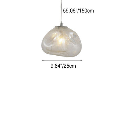 Glass Pendant Light Cloud Design Modern Hanging Ceiling Lamp