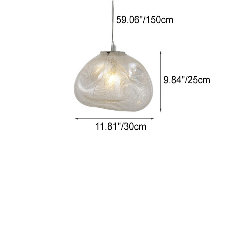 Glass Pendant Light Cloud Design Modern Hanging Ceiling Lamp