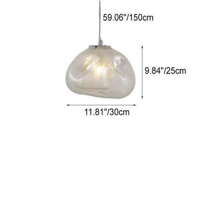Glass Pendant Light Cloud Design Modern Hanging Ceiling Lamp