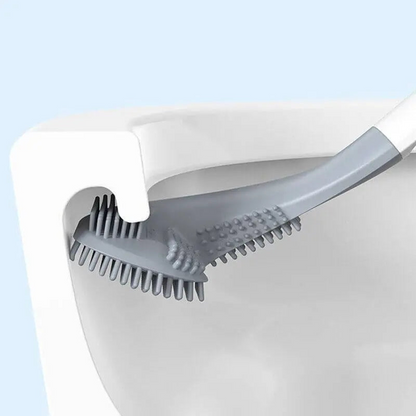 Golf Club Toilet Brush Long Handle Bathroom Cleaning Brush Wall Mount Holder