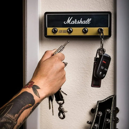 Guitar Amplifier Key Rack Vintage Amp Style Wall Mounted Key Holder