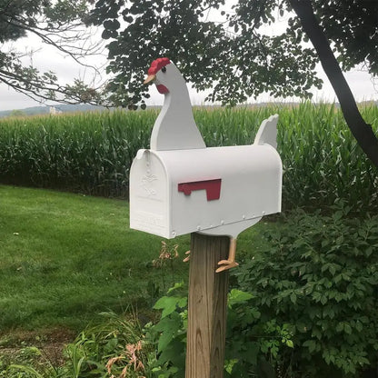 Handcrafted Animal Mailbox Sculpture Decorative and Weather Resistant
