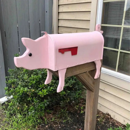 Handcrafted Animal Mailbox Sculpture Decorative and Weather Resistant