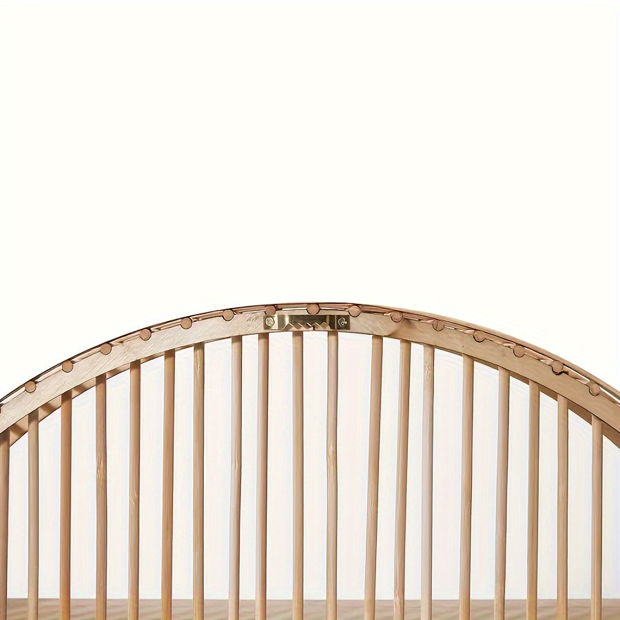Handcrafted Bamboo Wall Shelf Unique Round Design for Stylish Storage