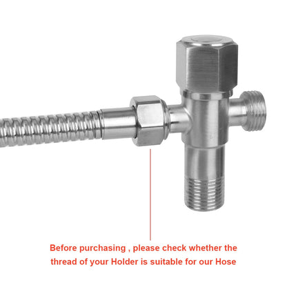 Handheld Bidet Spray Stainless Steel Adjustable Water Pressure Bathroom Hygiene Cleaner
