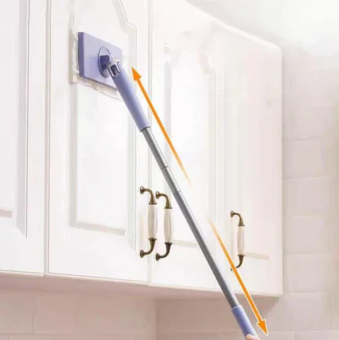 Hands Free Floor Cleaning Mop with 360 Swivel Head Reusable Pad System