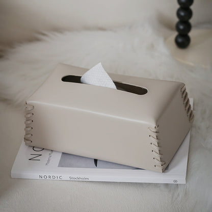 Handwoven Tissue Box Cover Decorative Tissue Holder Modern Tissue Box Organizer