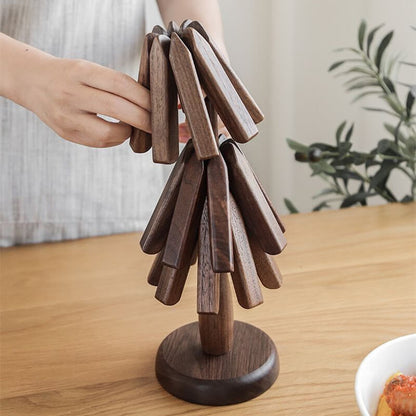 Heat Resistant Tree Design Table Mat Trivet Table Protector for Hot Pots