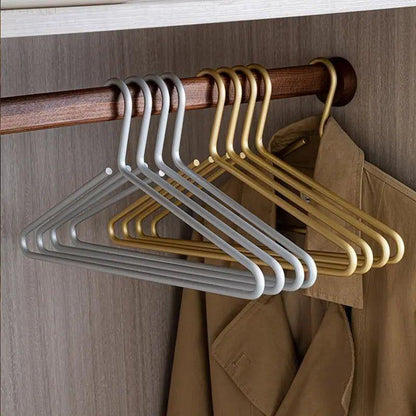 Heavy Duty Space Saving Clothes Hanger Organizer for Pants Sweaters and Shirts Matte Closet Storage Rack 5 Piece Set