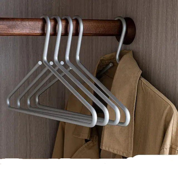Heavy Duty Space Saving Clothes Hanger Organizer for Pants Sweaters and Shirts Matte Closet Storage Rack 5 Piece Set