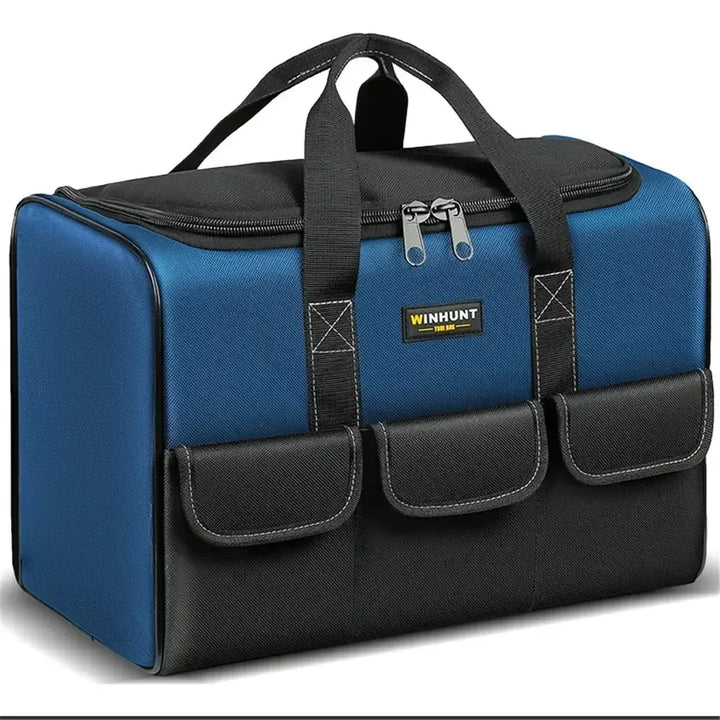 Heavy Duty Waterproof Tool Organizer Bag Multi Pocket Tool Storage with Adjustable Shoulder Strap